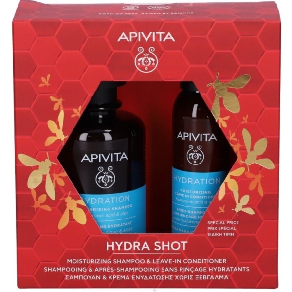 Apivita Pack Hidratación Champú 250ml Y Acondicionador 100ml
