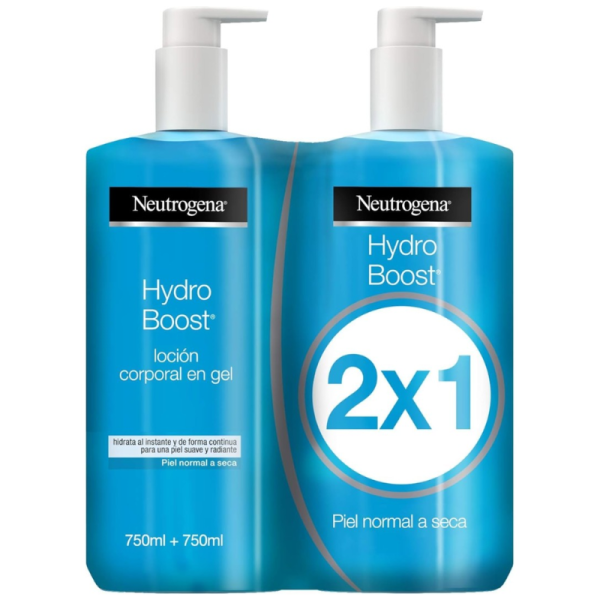 Neutrogena Hydro Boost Loción Corporal Hidratante en Gel 2 x 750ml