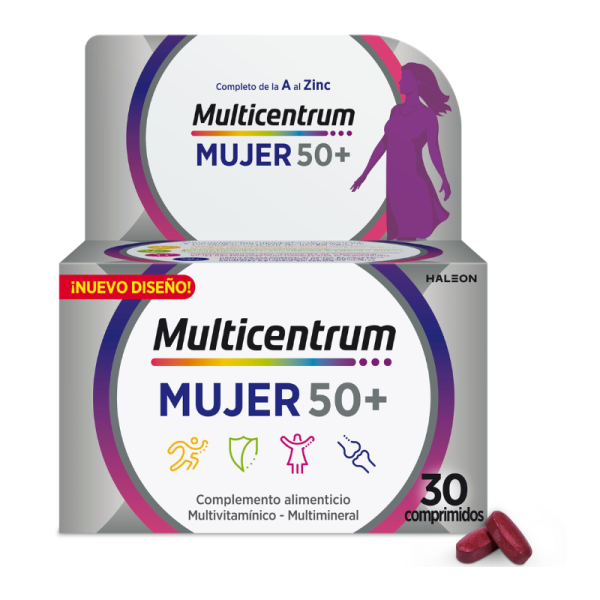 Multicentrum Mujer 50+ 30 Comprimidos