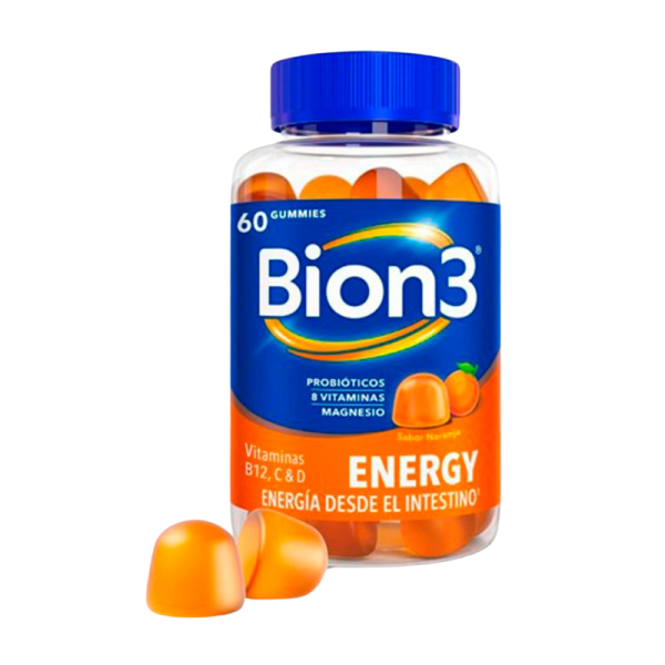 Bion3 Energy Sabor Naranja 60 Gummies